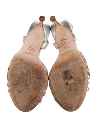 Jimmy Choo Leather Slingback Sandals