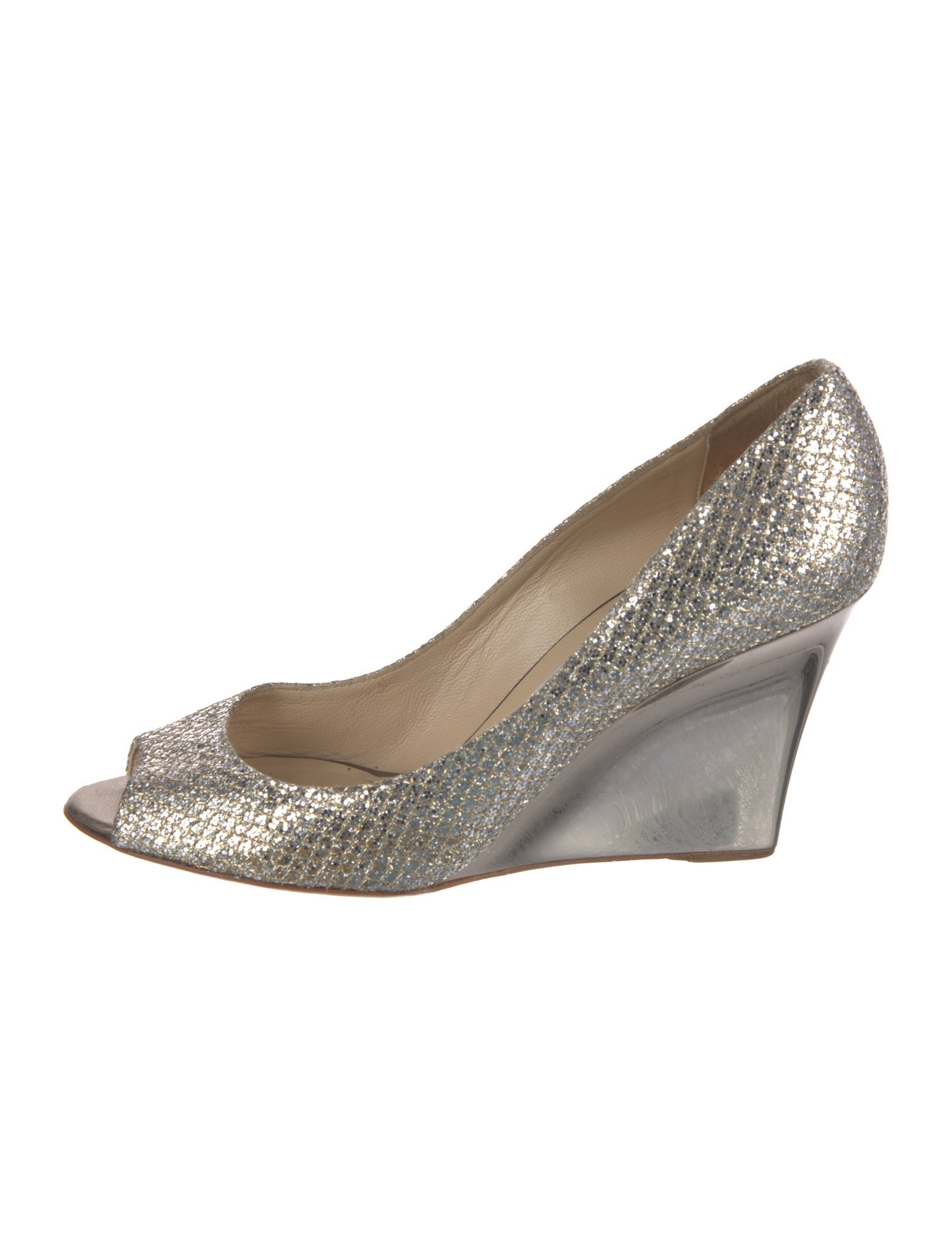 Jimmy Choo Glitter Accents Pumps