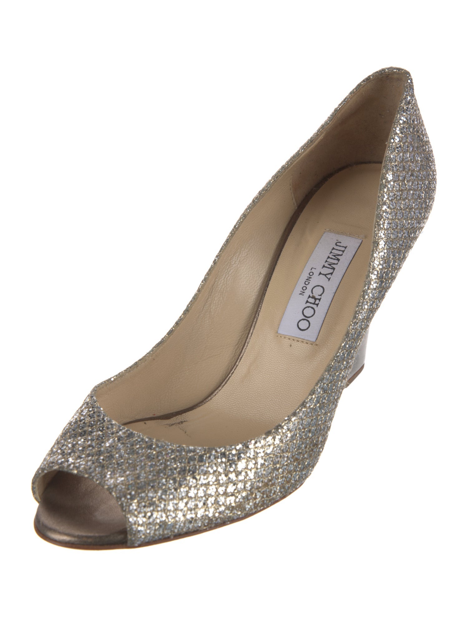 Jimmy Choo Glitter Accents Pumps