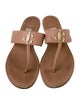 Jimmy Choo Leather Flip Flops