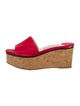 Jimmy Choo Suede Cutout Accent Slides