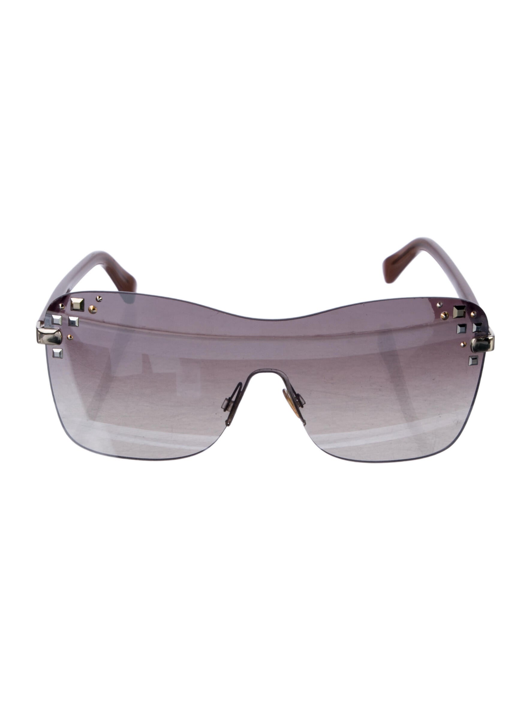 Jimmy Choo Shield Gradient Sunglasses