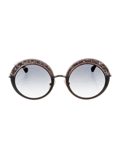 Jimmy Choo Round Gradient Sunglasses