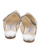 Jimmy Choo Glitter Glitter Accents Mules