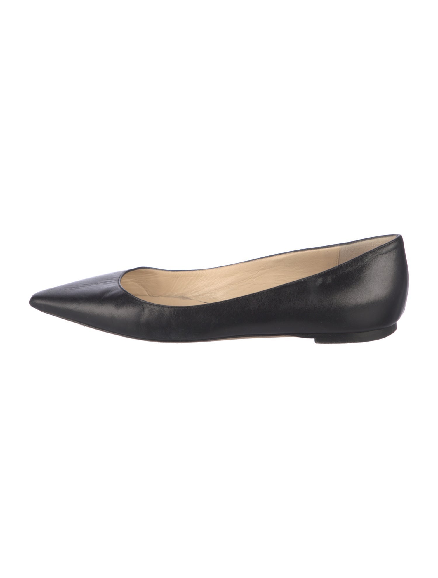 Jimmy Choo Leather Ballet Flats