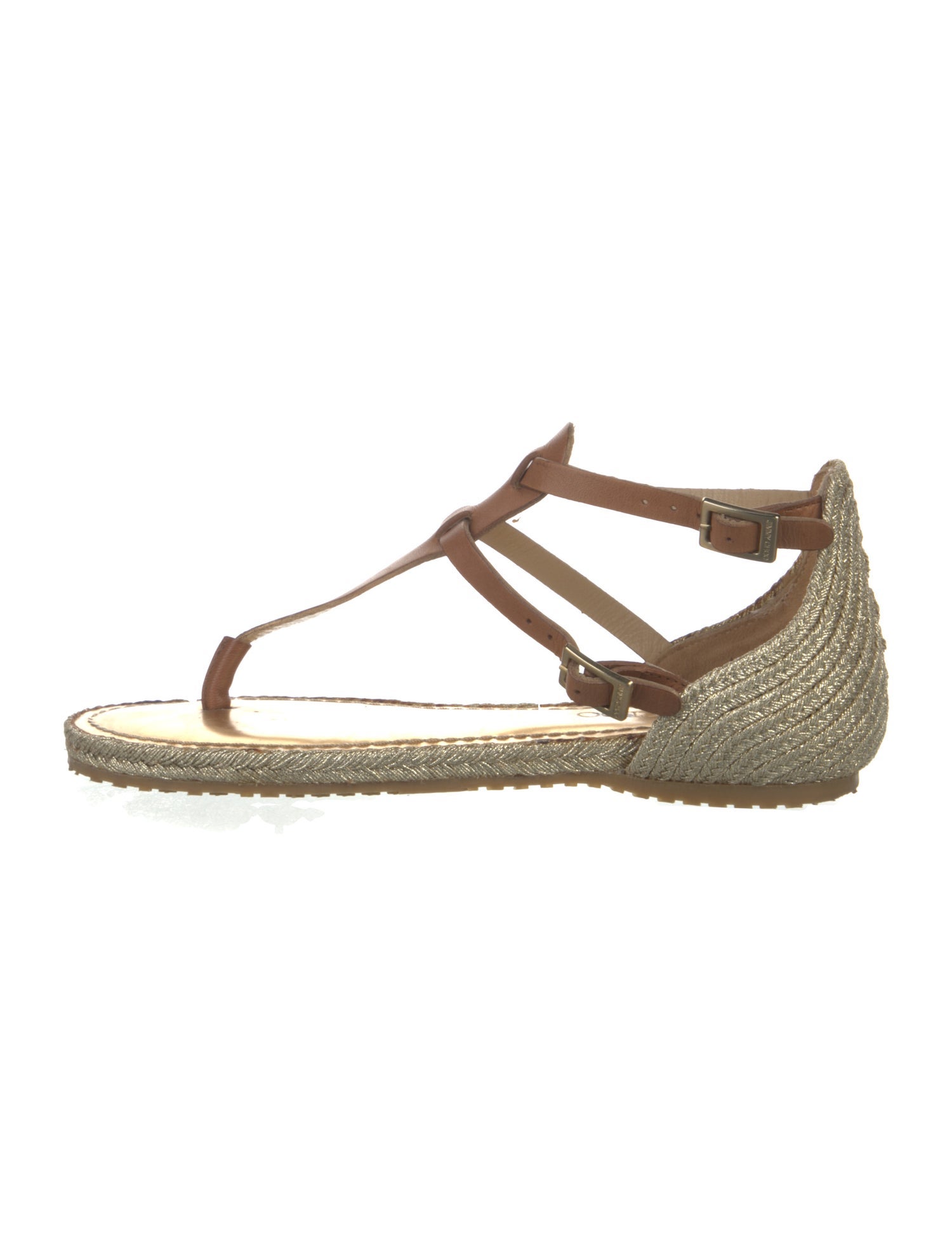 Jimmy Choo Leather T-Strap Sandals