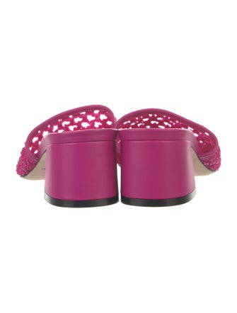 Jimmy Choo Leather Slides