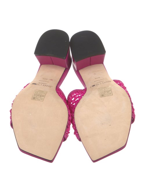 Jimmy Choo Leather Slides