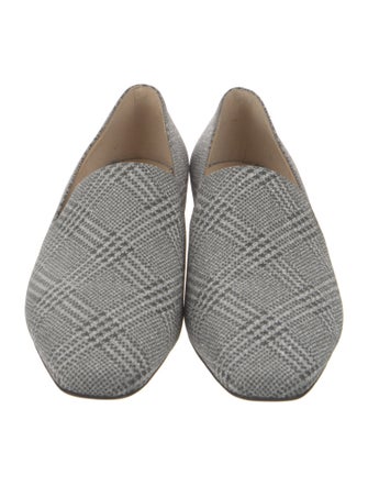 Jimmy Choo Glitter Printed Loafers