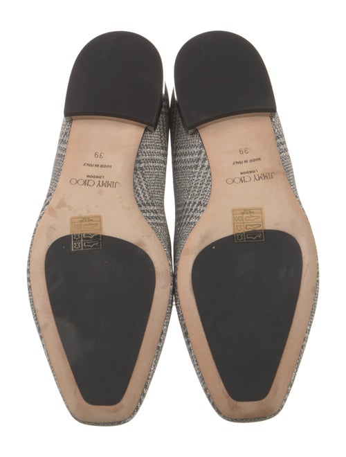 Jimmy Choo Glitter Printed Loafers