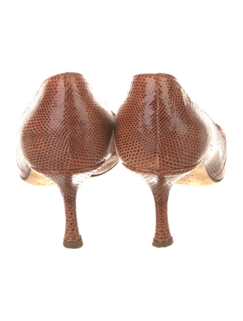 Jimmy Choo Lizard Animal Print Pumps