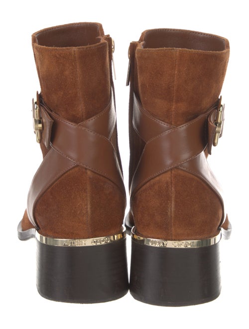 Jimmy Choo Suede Leather Trim Embellishment Boots