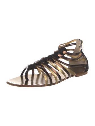 Jimmy Choo Leather Gladiator Sandals