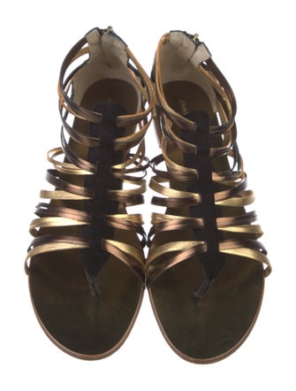 Jimmy Choo Leather Gladiator Sandals