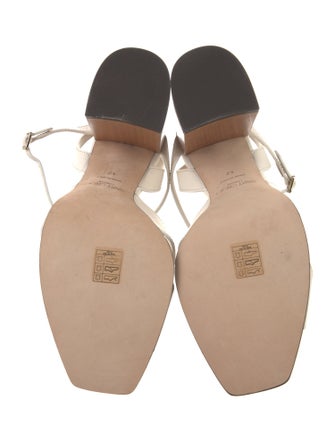 Jimmy Choo Leather Slingback Sandals