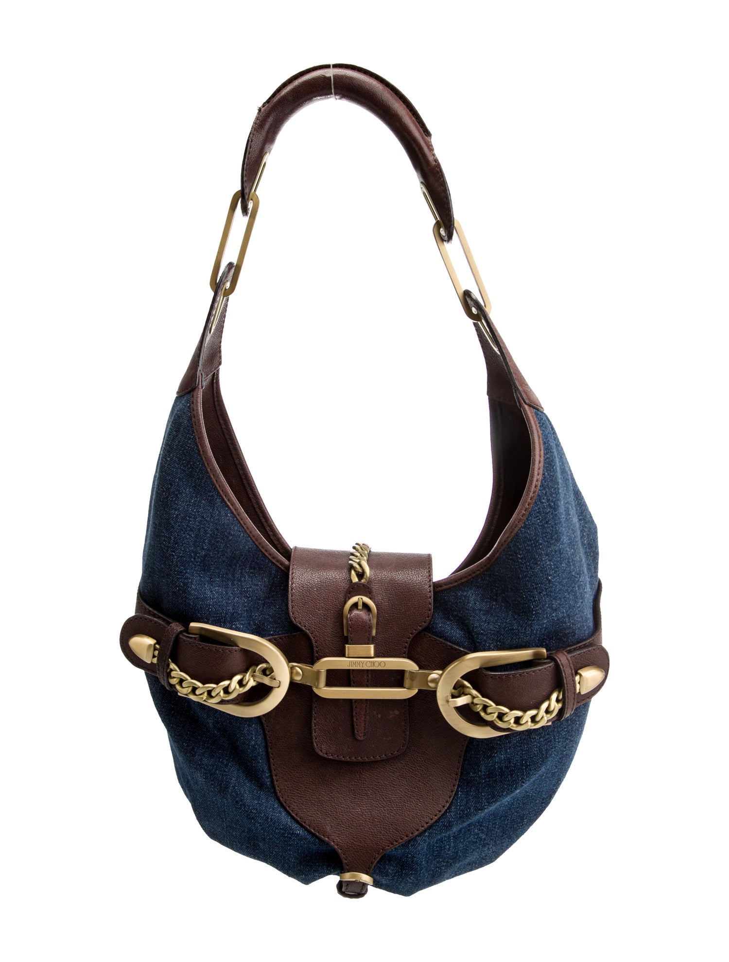 Jimmy Choo Denim Shoulder Bag