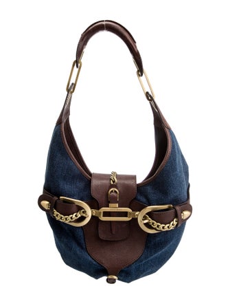 Jimmy Choo Denim Shoulder Bag
