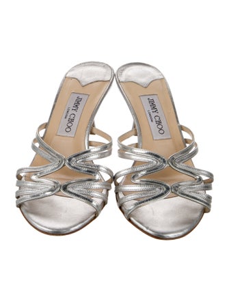 Jimmy Choo Leather Slides