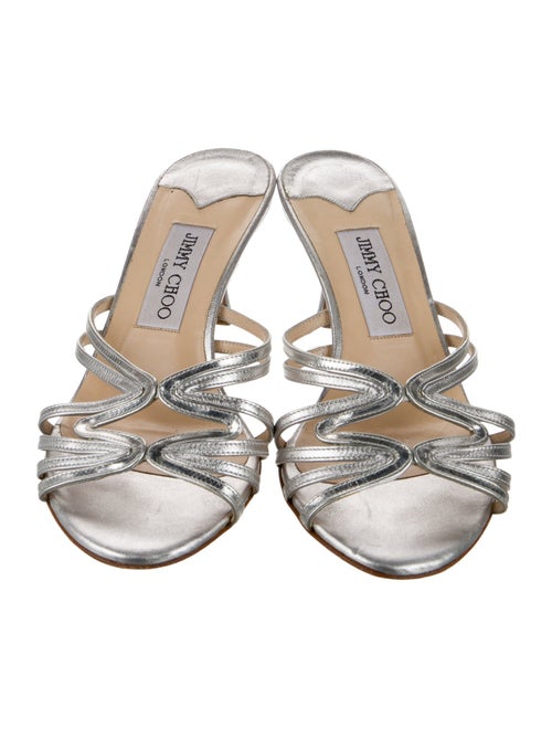 Jimmy Choo Leather Slides