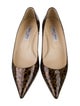 Jimmy Choo Patent Leather Animal Print Pumps