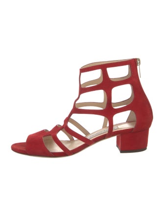 Jimmy Choo Suede Gladiator Sandals