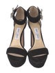 Jimmy Choo Suede Crystal Embellishments Sandals
