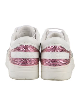 Jimmy Choo Crystal Colorblock Pattern Sneakers