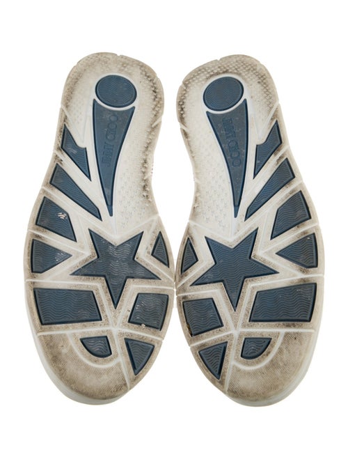 Jimmy Choo Crystal Colorblock Pattern Sneakers