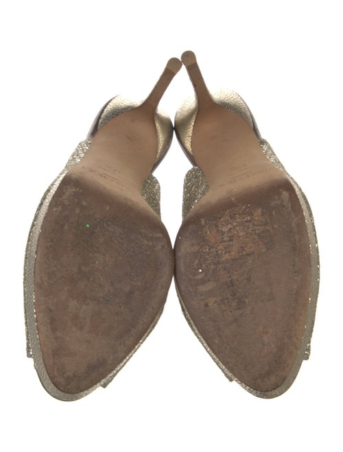 Jimmy Choo Glitter Slingback Pumps