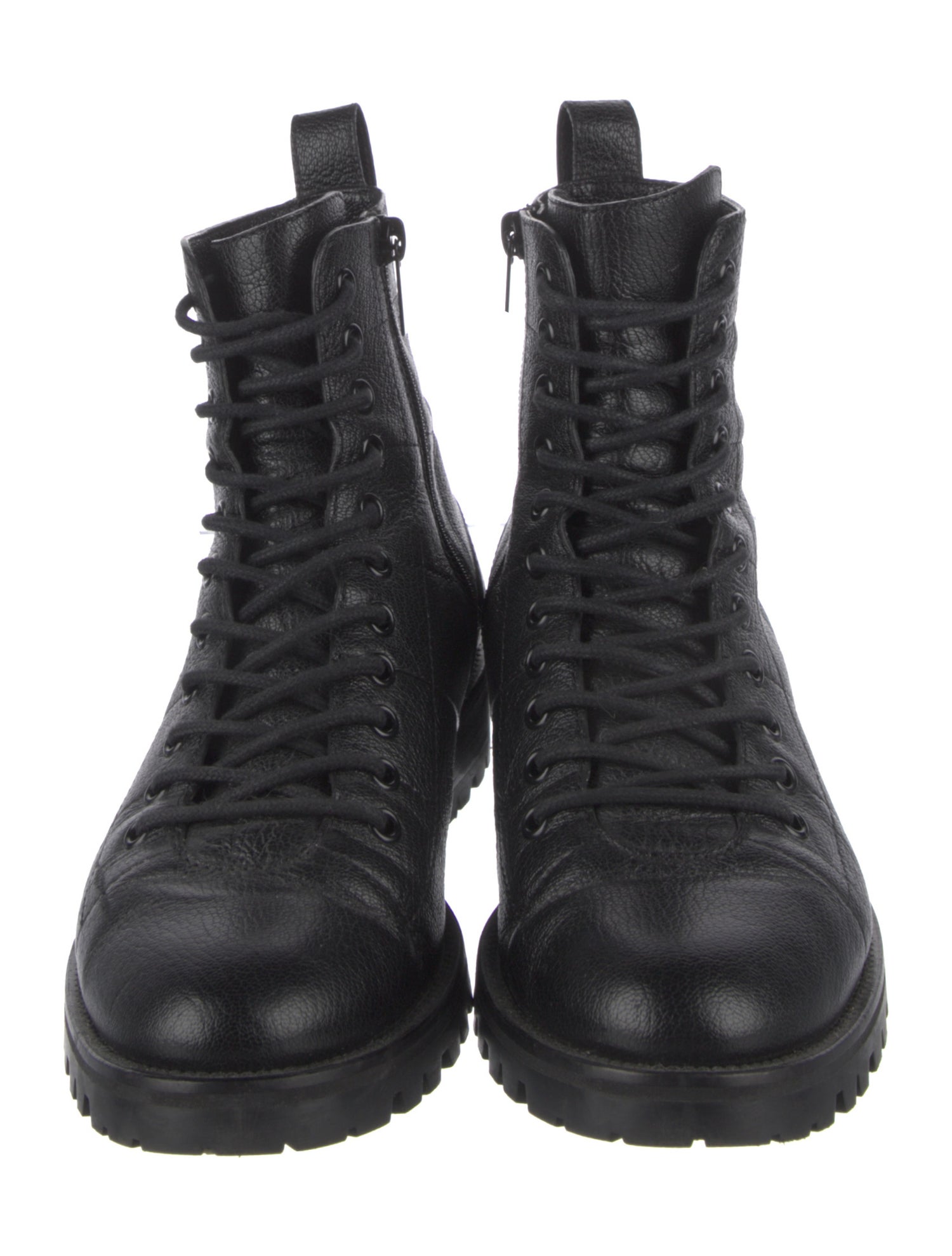 Jimmy Choo Leather Combat Boots
