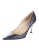 Jimmy Choo Embossed Leather Pumps