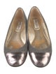 Jimmy Choo Wool Animal Print Ballet Flats