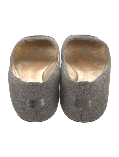 Jimmy Choo Wool Animal Print Ballet Flats