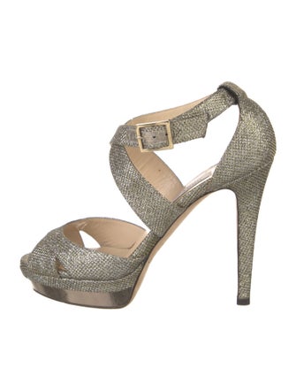 Jimmy Choo Glitter D'Orsay Pumps