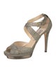 Jimmy Choo Glitter D'Orsay Pumps