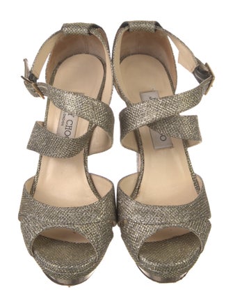 Jimmy Choo Glitter D'Orsay Pumps