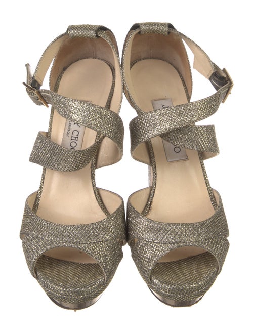Jimmy Choo Glitter D'Orsay Pumps