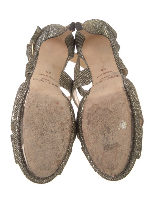 Jimmy Choo Glitter D'Orsay Pumps