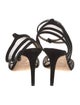 Jimmy Choo Suede Mesh Accents Slingback Sandals