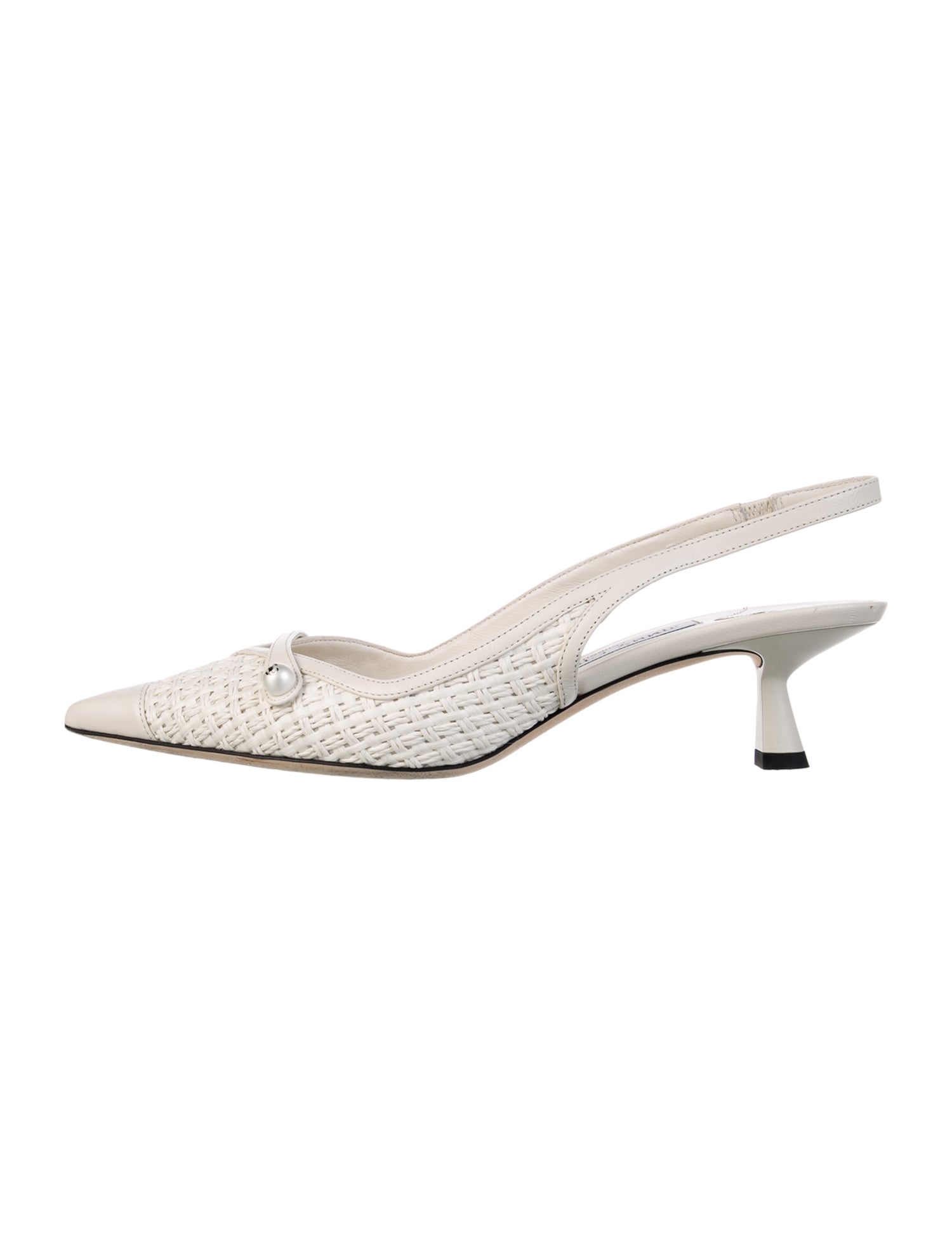 Jimmy Choo Leather Slingback Pumps