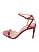 Jimmy Choo Patent Leather Cutout Accent Sandals