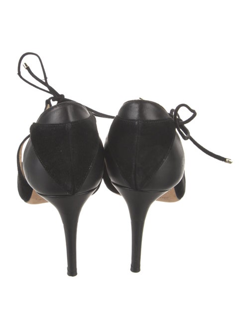 Jimmy Choo Suede Cutout Accent D'Orsay Pumps