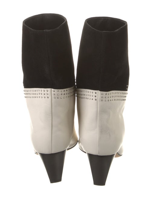 Jimmy Choo Leather Studded Accents Boots