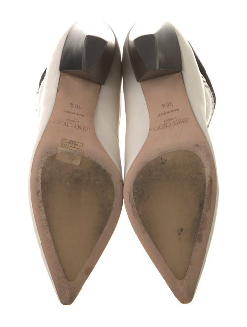 Jimmy Choo Leather Studded Accents Boots