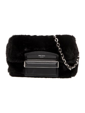Jimmy Choo Faux Fur Shoulder Bag
