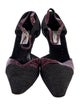 Jimmy Choo Wool Printed D'Orsay Pumps