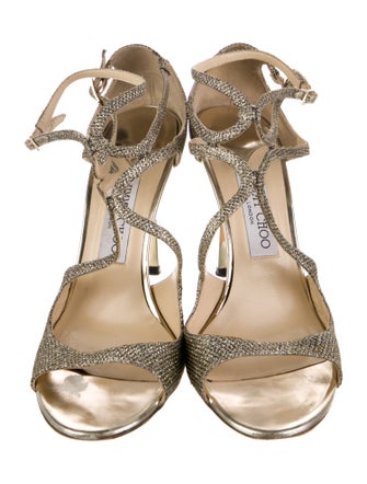Jimmy Choo Glitter Sandals