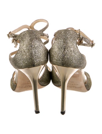Jimmy Choo Glitter Sandals