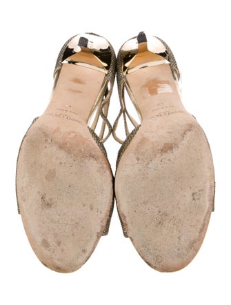 Jimmy Choo Glitter Sandals