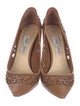Jimmy Choo Leather Lasercut Accents Pumps
